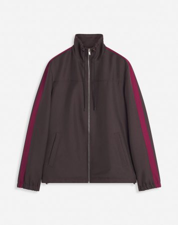 LANVIN Mens Coats & Jackets | Zipped tracksuit jacket EXPRESSO
