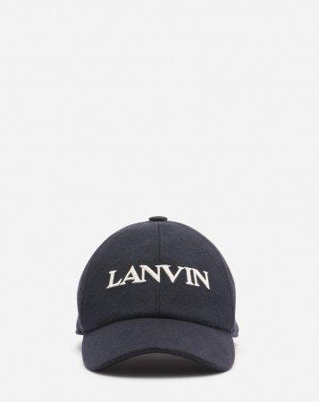 LANVIN Mens Hats | Lanvin wool cap NAVY BLUE