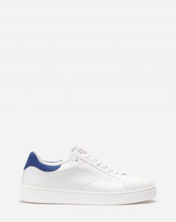LANVIN Mens Sneakers | Leather ddb0 sneakers WHITE/BLUE